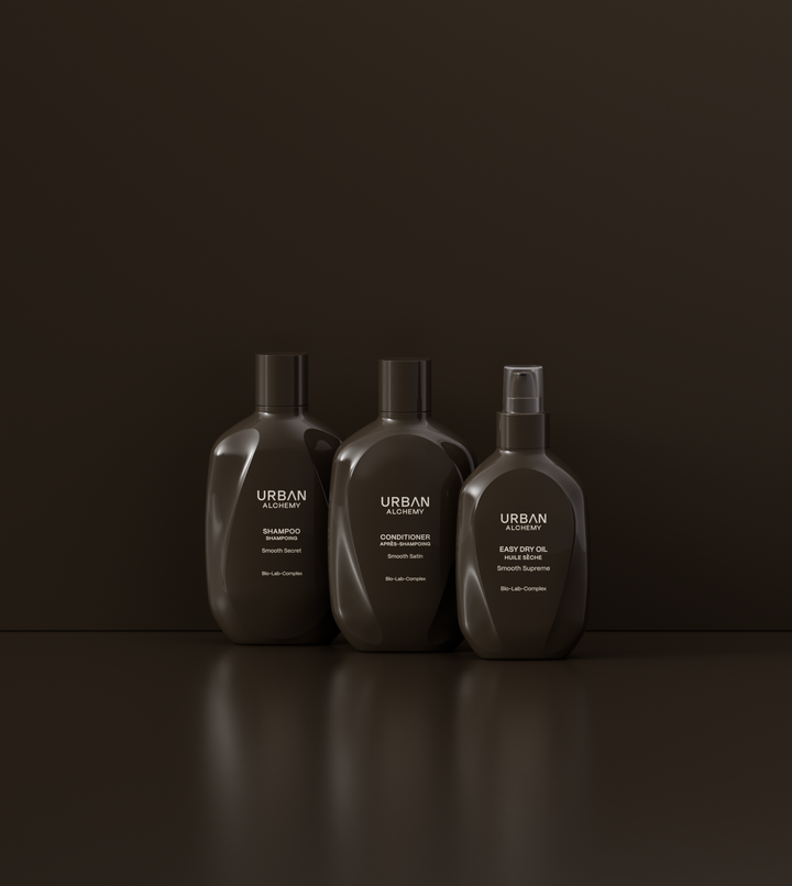 Smooth Pflegelinie von Urban Alchemy – Für widerspenstiges, trockenes Haar
